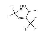 (E)-3,4-Bis(trifluoromethyl)-3-buten-2-ol Structure