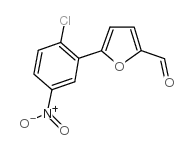 5-(2-氯-5-硝基苯基)呋喃-2-甲醛结构式