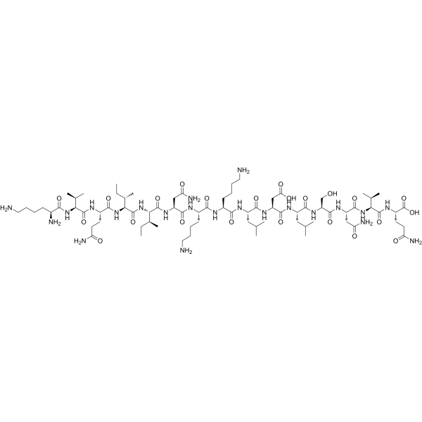 Tau Peptide (274-288) trifluoroacetate salt Structure