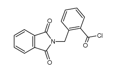 2-phthalimidomethyl-benzoyl chloride结构式