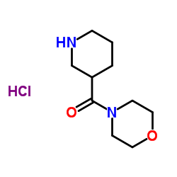 4-(3-哌啶羰基)吗啉盐酸盐结构式