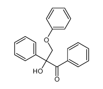 2-hydroxy-3-phenoxy-1,2-diphenylpropan-1-one Structure