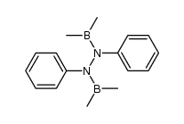 1,2-bis-(dimethylboryl)-1,2-diphenylhydrazine Structure