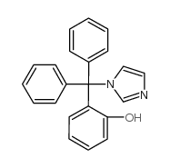 2-(1H-咪唑-1-二苯基甲基)-苯酚结构式