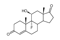 Fluorohydroxyandrostenedione structure