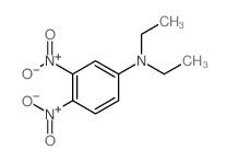 N,N-diethyl-3,4-dinitro-aniline Structure