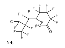 ammonium 8-chlorohexadecafluoro-7-methyloctanoate Structure
