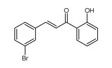 3-(3-bromophenyl)-1-(2-hydroxyphenyl)prop-2-en-1-one结构式