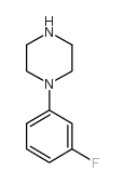1-(3-氟苯基)哌嗪结构式