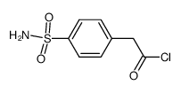 4-aminosulfonylphenylacetyl chloride结构式