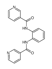 1,2-bis(3-pyridylcarboxylamide)benzene结构式