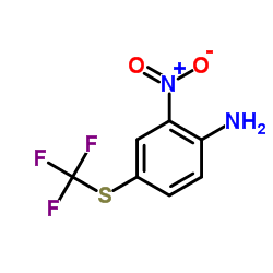 2-Nitro-4-[(trifluoromethyl)sulfanyl]aniline structure