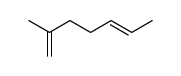 trans-2-methylhepta-1,5-diene结构式