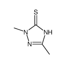 1,3-Dimethyl-1,2,4-triazoline-5-thione Structure