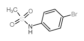 N-(4-溴苯基)甲磺酰胺结构式