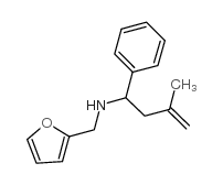 Furan-2-ylmethyl-(3-methyl-1-phenyl-but-3-enyl)-amine Structure