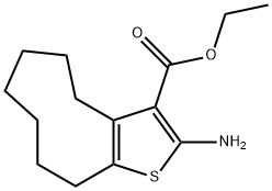 Ethyl 2-amino-5,6,7,8,9,10-hexahydro-4H-cyclonona[b]thiophene-3-carboxylate structure