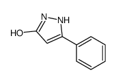 5-苯基-2,4-二氢-3H-吡唑-3-酮结构式