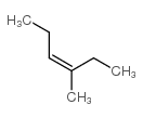 3-Hexene, 3-methyl-,(3Z)- Structure