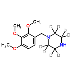 Trimetazidine structure