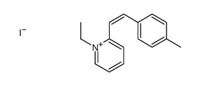 1-ethyl-2-[2-(4-methylphenyl)ethenyl]pyridin-1-ium,iodide结构式
