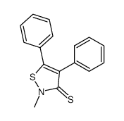 2-Methyl-4,5-diphenyl-1,2-thiazol-3(2H)-thion结构式