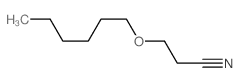 3-hexoxypropanenitrile Structure