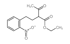 ethyl 2-[2-(2-nitrophenyl)ethyl]-3-oxo-butanoate structure