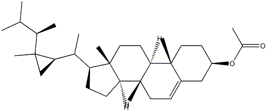 Gorgost-5-en-3β-ol acetate结构式