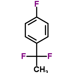 1-(1,1-Difluoroethyl)-4-fluorobenzene Structure