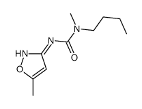 1-butyl-1-methyl-3-(5-methyl-1,2-oxazol-3-yl)urea Structure