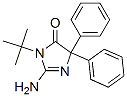 2-Amino-3-(1,1-dimethylethyl)-3,5-dihydro-5,5-diphenyl-4H-imidazol-4-one structure