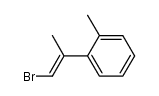 1-Brom-2-(o-tolyl)-propen Structure