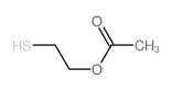 2-Mercaptoethyl acetate结构式