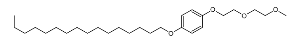 1-hexadecoxy-4-[2-(2-methoxyethoxy)ethoxy]benzene Structure