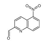 5-nitroquinoline-2-carbaldehyde结构式