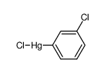 3-chloro-phenylmercury (1+); chloride结构式