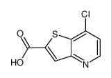 7-Chlorothieno[3,2-b]pyridine-2-carboxylic acid Structure