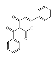 3-benzoyl-6-phenyl-pyran-2,4-dione结构式