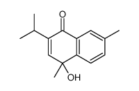 4-hydroxy-4,7-dimethyl-2-propan-2-ylnaphthalen-1-one Structure