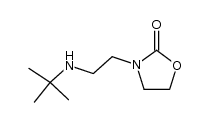 3-(2-tert-butylamino-ethyl)-oxazolidin-2-one结构式