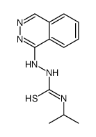 1-(phthalazin-1-ylamino)-3-propan-2-ylthiourea结构式