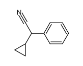 2-cyclopropyl-2-phenylacetonitrile结构式