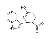 (5R,6S)-6-(1H-indol-3-yl)-5-nitropiperidin-2-one Structure