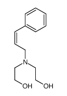 2-[2-hydroxyethyl(3-phenylprop-2-enyl)amino]ethanol Structure