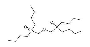 (oxybis(methylene))bis(di-n-butylphosphinoxide) Structure