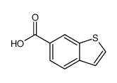 1-benzothiophene-6-carboxylic acid结构式