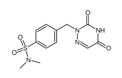 4-(3,5-dioxo-4,5-dihydro-3H-[1,2,4]triazin-2-ylmethyl)-N,N-dimethyl-benzenesulfonamide Structure