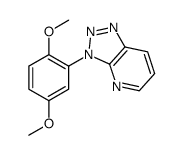 3-(2,5-dimethoxyphenyl)triazolo[4,5-b]pyridine结构式