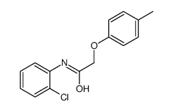 N-(2-chlorophenyl)-2-(4-methylphenoxy)acetamide结构式